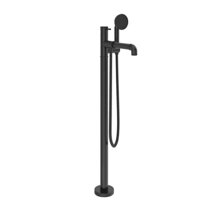 Alternative view of Crosswater MPRO Industrial Floorstanding Bath Shower Mixer With Handset