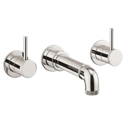 Alternative view of Crosswater MPRO Industrial 3-Hole Wall Mounted Bath Mixer Tap