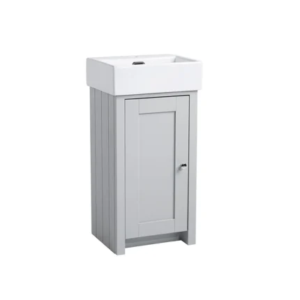 Alternative view of Lansdown 430 Floorstanding Cloakroom Vanity Unit With Washbasin
