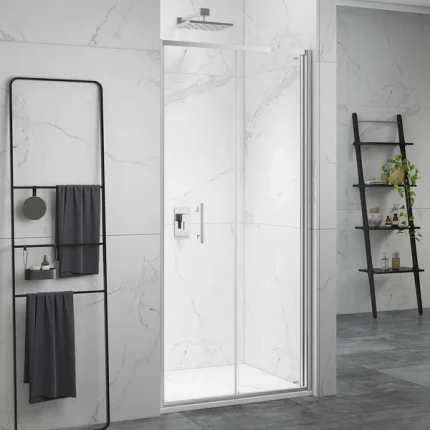 Merlyn 6 Series Sleek Bi-Fold Shower Door - Chrome