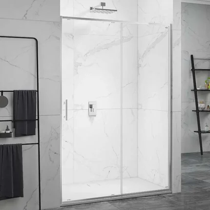 Merlyn 6 Series Sleek Sliding Shower Door In Recess