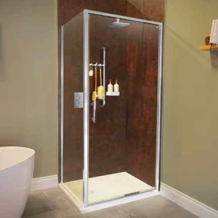 Merlyn 6 Series Sleek Infold Shower Door - Chrome