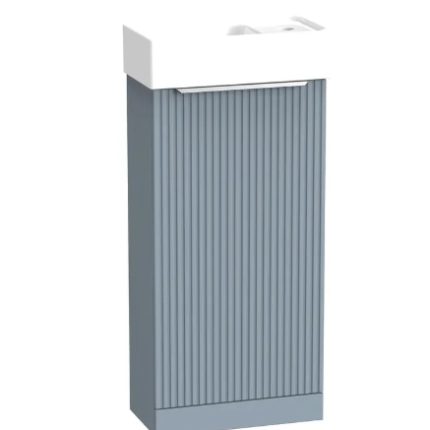 Alternative view of Alto 400 Fluted Cloakroom Vanity Unit & Basin
