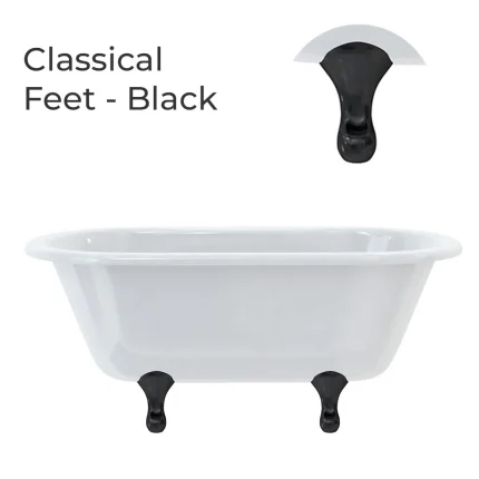 Alternative view of Burlington Windsor Freestanding Double-Ended Bath Acrylic