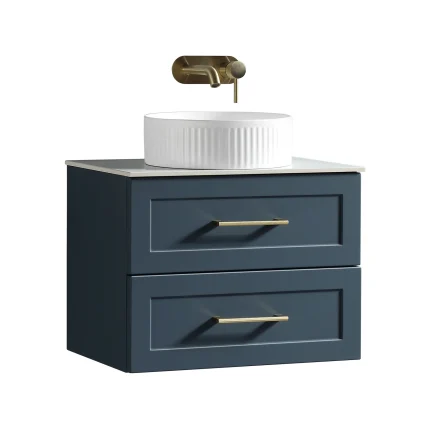 Bakewell 600 Wall Mounted Vanity Unit With Worktop