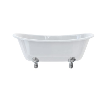 Burlington Bateau Freestanding Double-Ended Bath 1700mm Acrylic