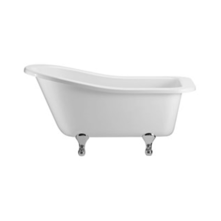 Burlington Buckingham Slipper Bath With Standard Feet 1500mm Acrylic