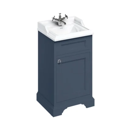 Burlington 50 Freestanding Vanity Unit with Basin - Blue