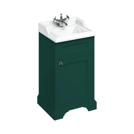 Burlington 50 Freestanding Vanity Unit with Basin - Matt Green