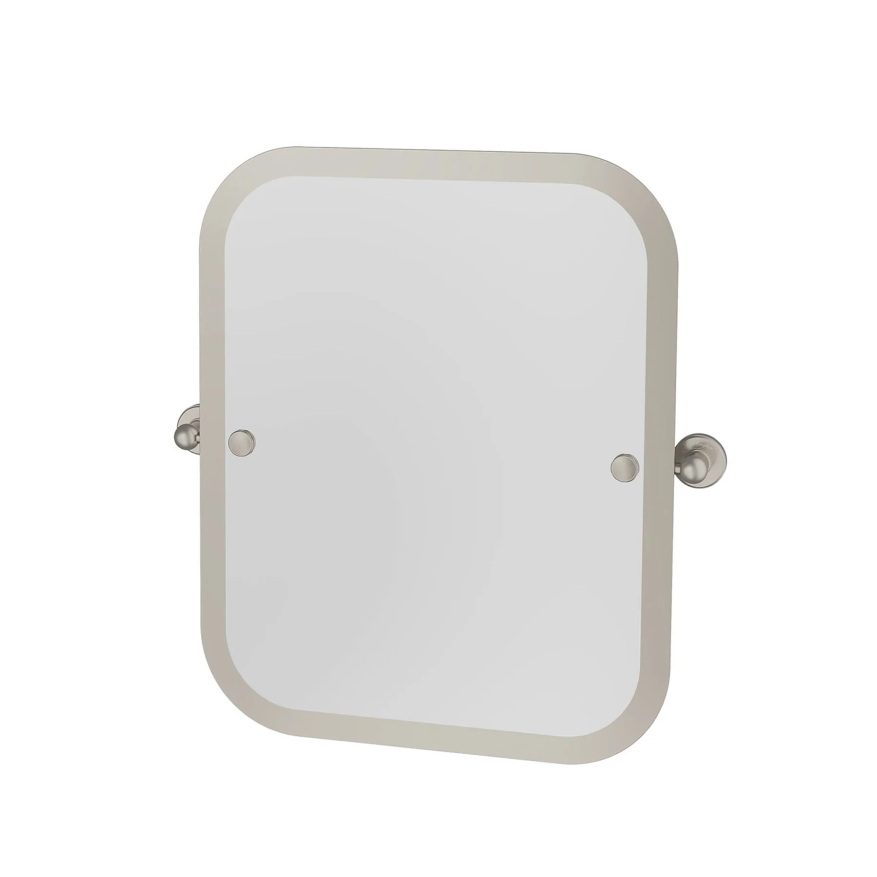 Burlington Arcade Rectangular Swivel Mirror with Curved Corners - Image 4