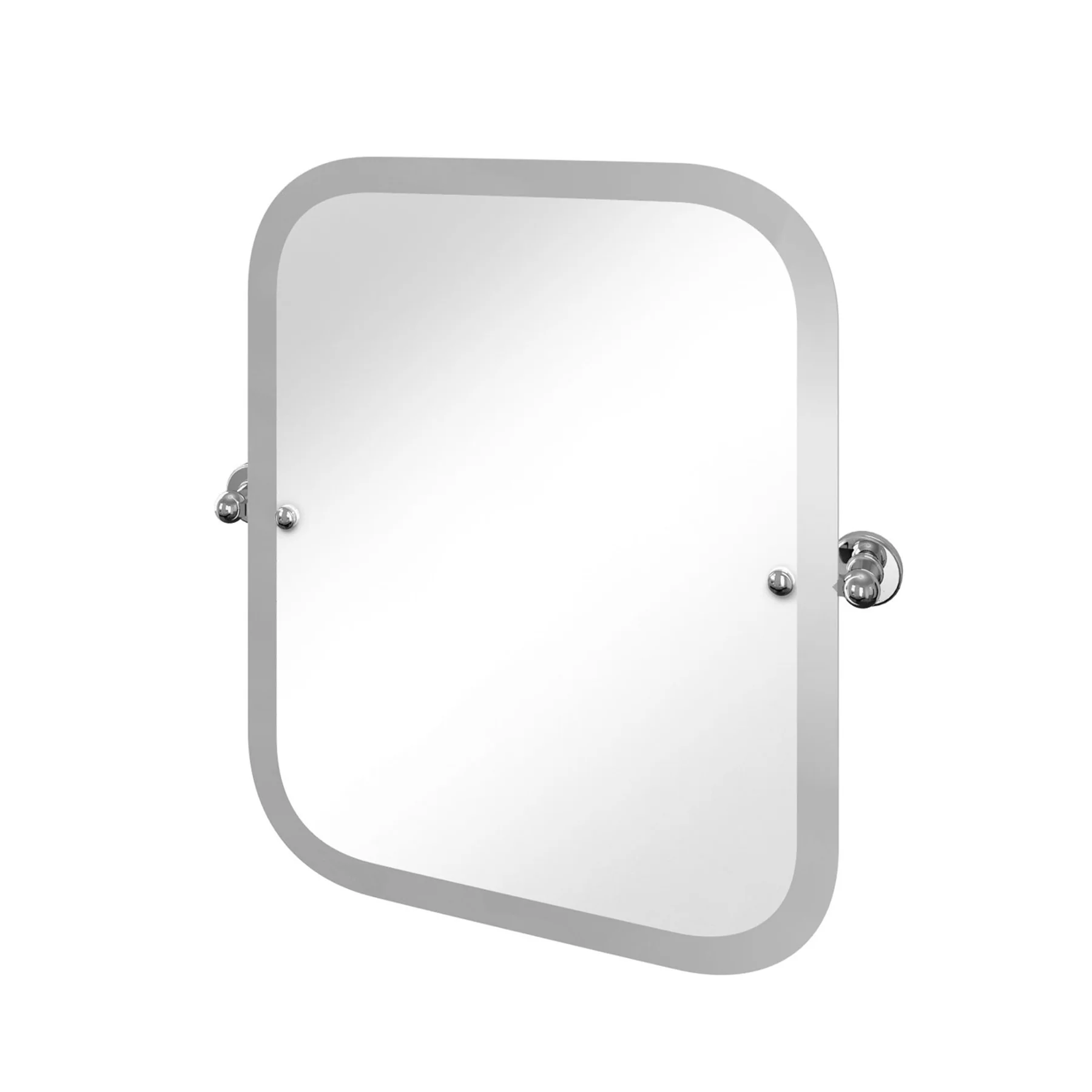 Burlington Arcade Rectangular Swivel Mirror with Curved Corners - Image 2