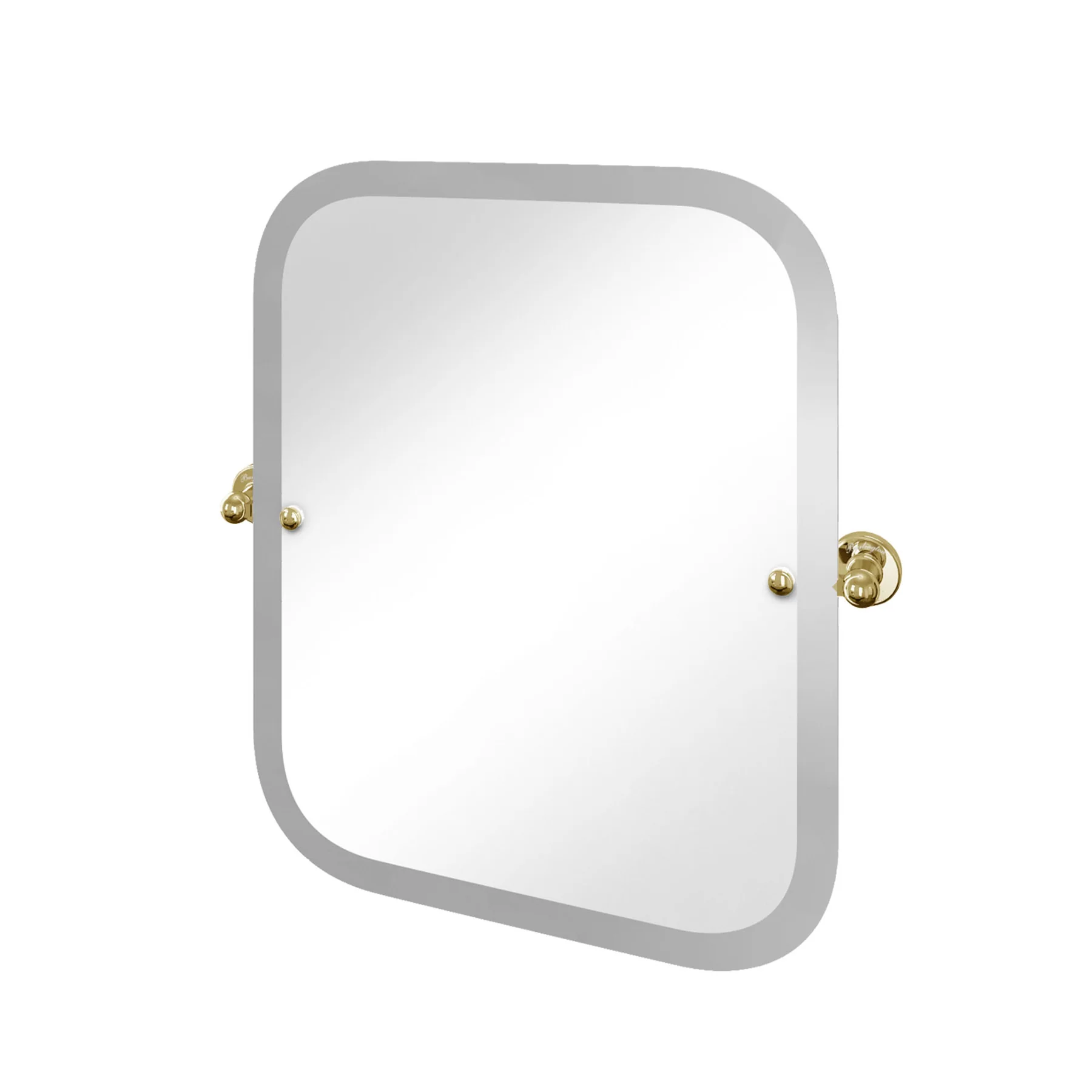 Burlington Arcade Rectangular Swivel Mirror with Curved Corners - Image 3
