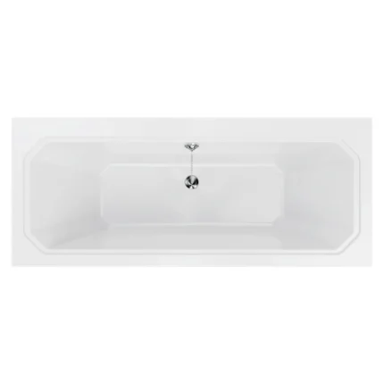 Alternative view of Burlington Arundel Double Ended Back To Wall Acrylic Bath