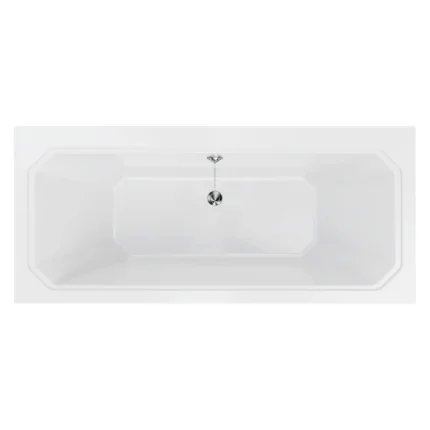 Burlington Arundel Double Ended Back To Wall Acrylic Bath