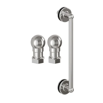 Alternative view of Burlington Classique Sliding Shower Door - Chrome