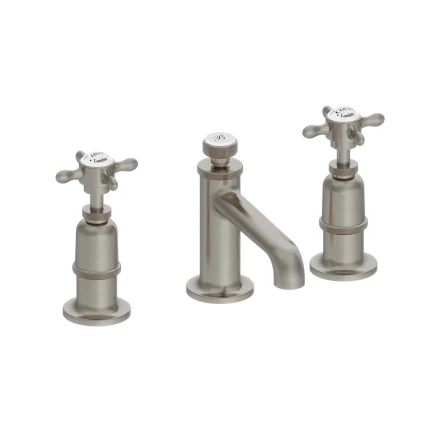 Alternative view of Burlington Guild 3 Hole Deck Mounted Basin Mixer Tap