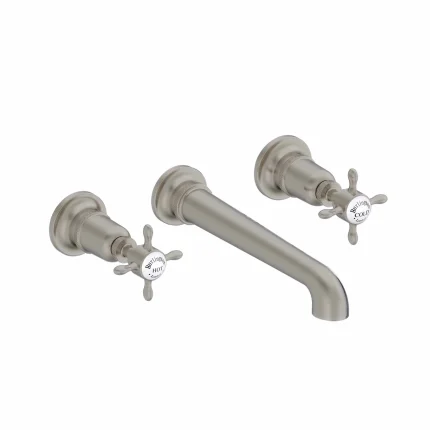 Alternative view of Burlington Guild 3 Hole Wall Mounted Basin Mixer Tap
