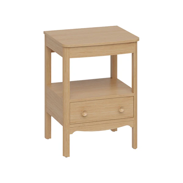 Burlington Guild Floorstanding Vanity Unit With Worktop - Light Oak - Image 2