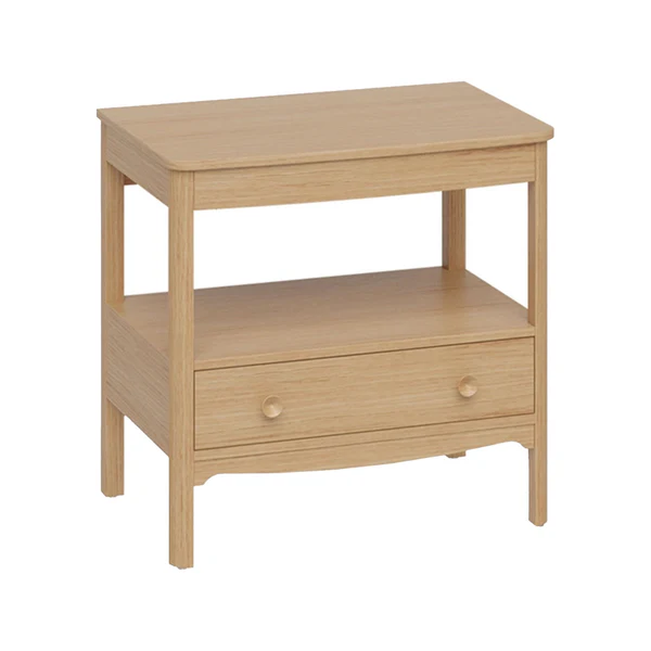 Burlington Guild Floorstanding Vanity Unit With Worktop - Light Oak - Image 3