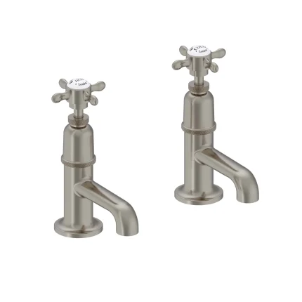 Alternative view of Burlington Guild Basin Pillar Taps