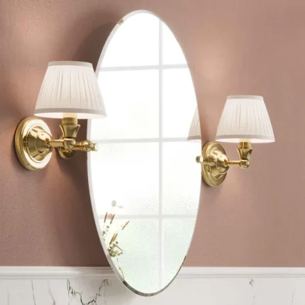 Burlington Oval Mirror With Fixings