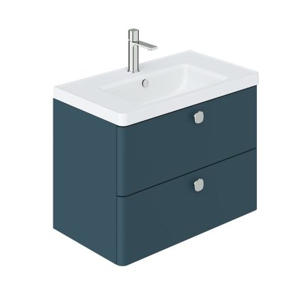 Alternative view of Cameo 800mm Bathroom Vanity Unit With 2 Drawers