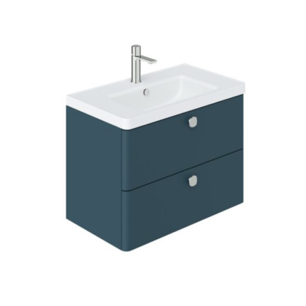 Cameo 800mm Bathroom Vanity Unit With 2 Drawers