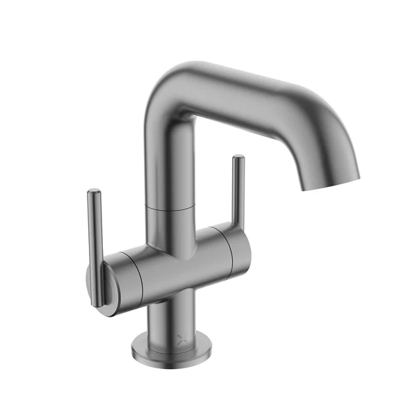 Crosswater 3ONE6 Lever 2 Handle Basin Mixer Tap With Swivel Spout - Image 3