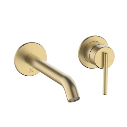 Crosswater 3ONE6 Lever 2 Hole Wall Mounted Basin Mixer Tap