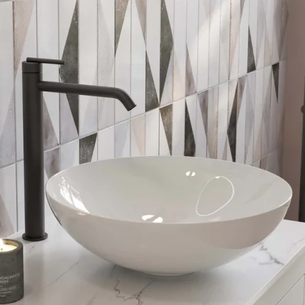 Alternative view of Crosswater 3ONE6 Lever Tall Mono Basin Mixer Tap