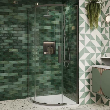 Crosswater Asura Quadrant Shower Door - Slate