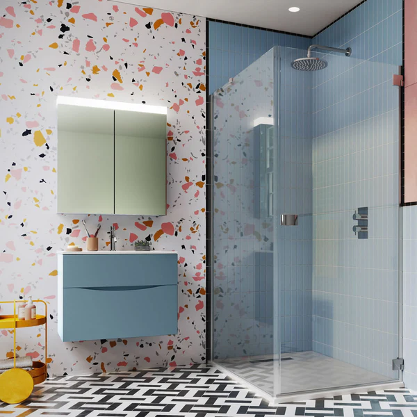 Crosswater DESIGN 8 Hinged Shower Door & Optional Side Panel