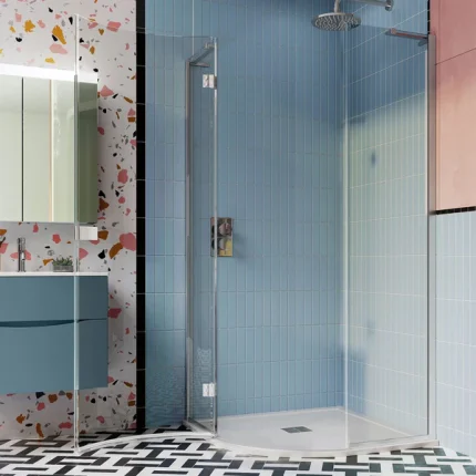 Alternative view of Crosswater DESIGN 8 Quadrant Single Shower Door