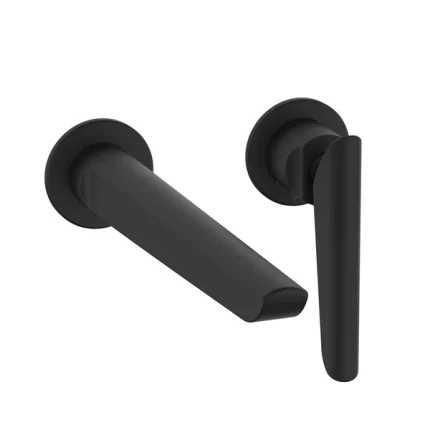 Alternative view of Crosswater Foile 2 Hole Wall Mounted Basin Mixer Tap