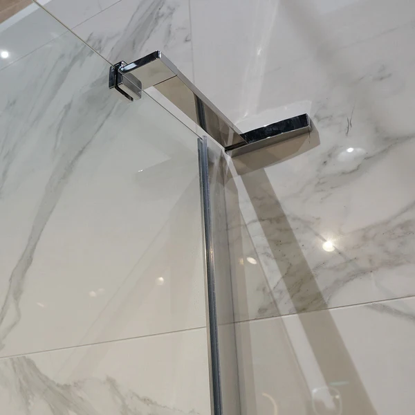 Crosswater DESIGN 8 Inline Hinged Shower Door & Optional Side Panel - Image 5