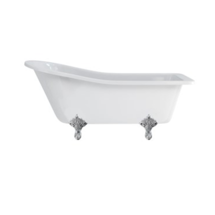 Burlington Harewood Slipper Bath With Standard Feet 1700mm Acrylic