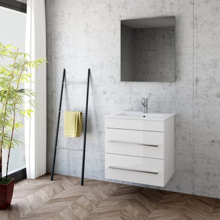 Alternative view of Ikon 600 Wall Hung Unit & Basin​
