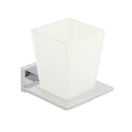 VADO Level Frosted Glass Tumbler & Holder