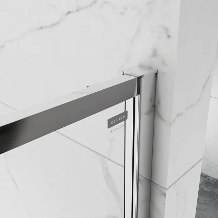Alternative view of Merlyn 6 Series Sleek Quadrant Double Sliding Shower Door 900mm - Chrome