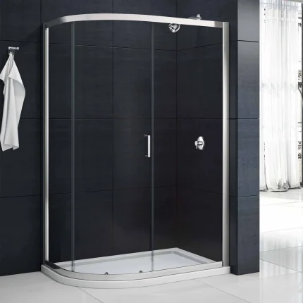 Alternative view of Merlyn Mbox Quadrant Sliding Shower Door - Chrome