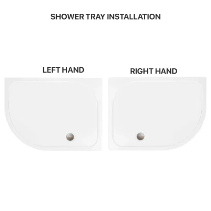 Alternative view of Merlyn Touchstone Slip Resistant Shower Tray - Offset Quadrant