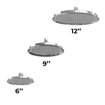 Alternative view of Burlington Avon Thermostatic Single Outlet Shower Valve with Fixed Head