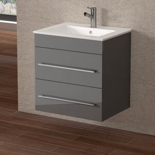 Alternative view of Sorento 600 Wall Hung Unit & Basin​