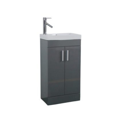 Tidy 460 Gloss Grey Floor Unit ​& Basin