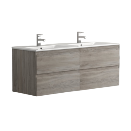 Viena Grey Ash 1200 Double Wall ​Unit & Basin
