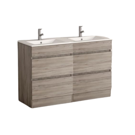 Viena Grey Ash 1200 Double Floor ​Unit & Basin