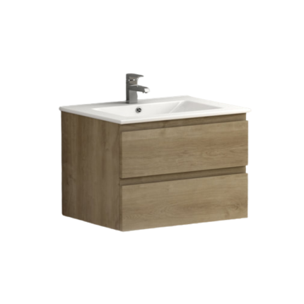 Viena Oak 800 Wall Hung Unit & Basin